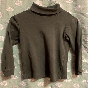 Boys Basic Editions Olive Green Turtleneck (5T)